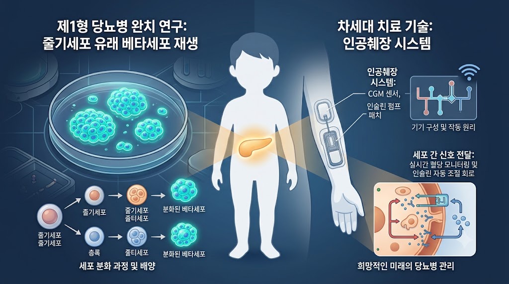 소아당뇨 완치가 어려운 이유 췌장 베타세포 손상 설명
