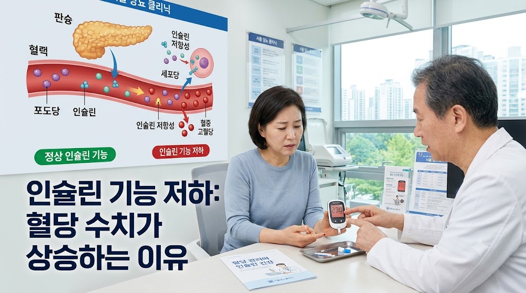 인슐린 기능 저하 혈당 측정