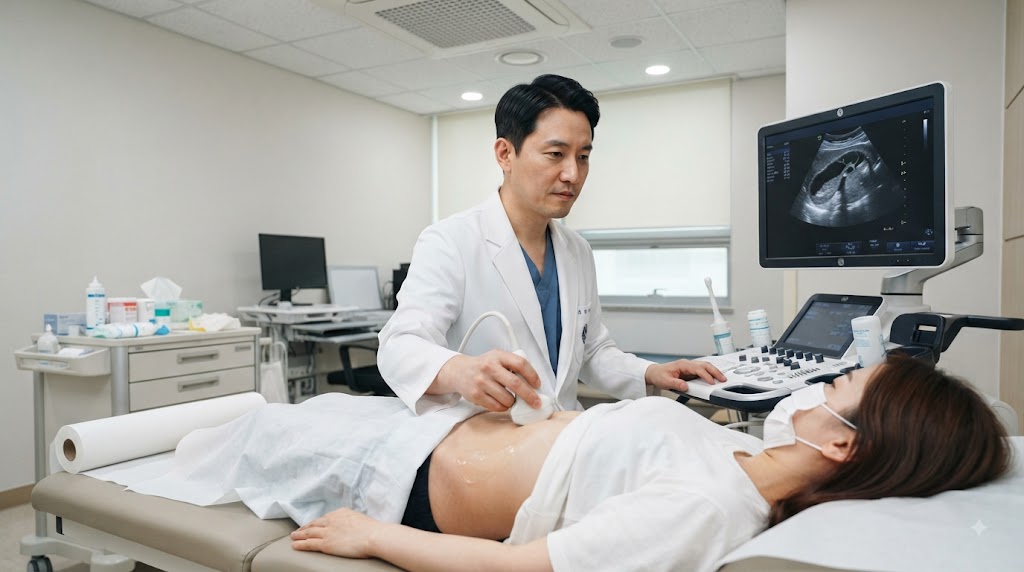 Alt Text: 담낭 선근종증 담낭암 감별 초음파 검사