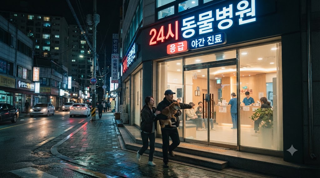 반려동물 응급신호 대처 — 24시간 동물병원과 일반 동물병원 선택 기준