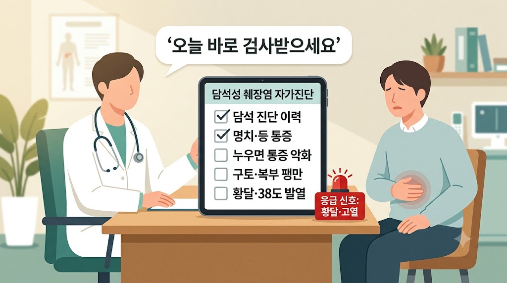 담석성 췌장염 자가진단 체크리스트 5가지와 응급 신호 안내